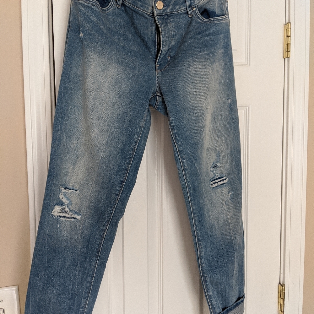 WHBM skinny sz 8 cropped jeans